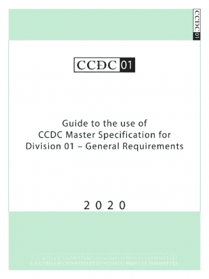 Master Specification for Division 01 – 2020 General Requirements
